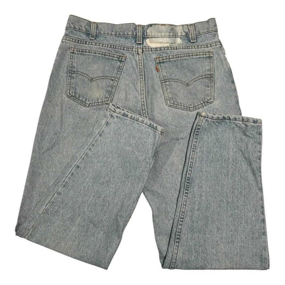 Vintage 80's Levi's 575 Orange Tab Blue‎ Jeans W33 L30